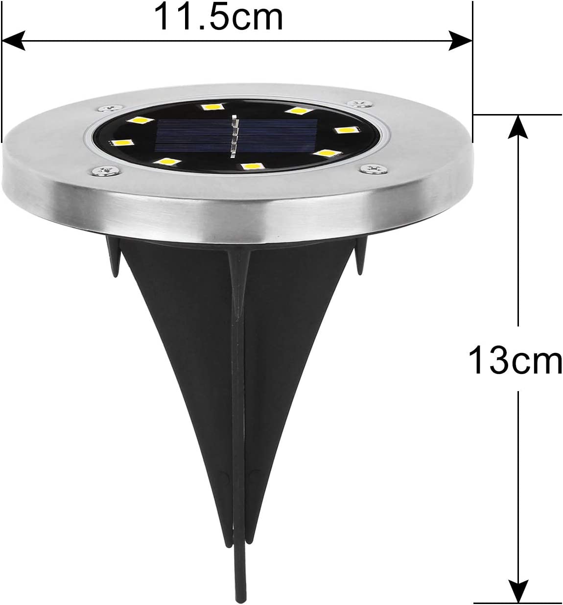 רביעיית דוקרנים סולאריים שקועים דגם JP-Led4 מבית HOMAX