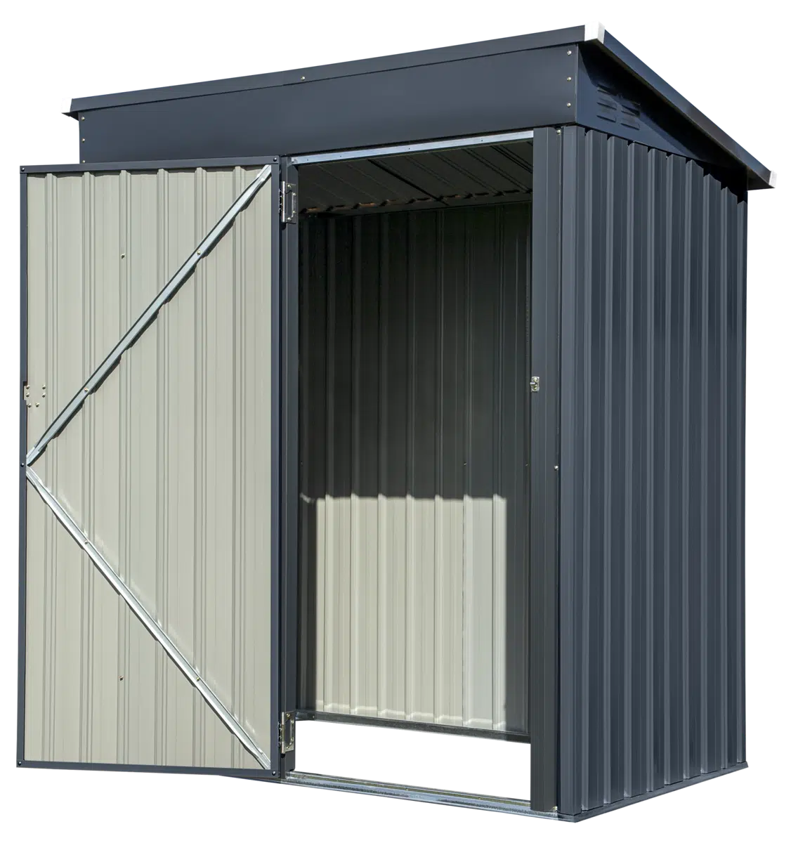 מחסן מתכת דגם 1.71X1.03 Garden Top CR53 מחסן מתכת דגם 1.71X1.03 Garden Top CR53