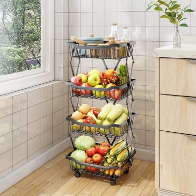 עגלת שירות 4 תאים דגם נועם מבית Garden Top
