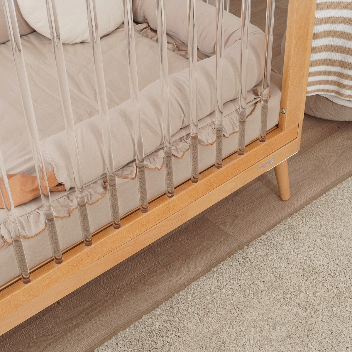 מיטת תינוק אמנדה - Amanda™ Baby Bed 130x70 cm מבית Dainy's