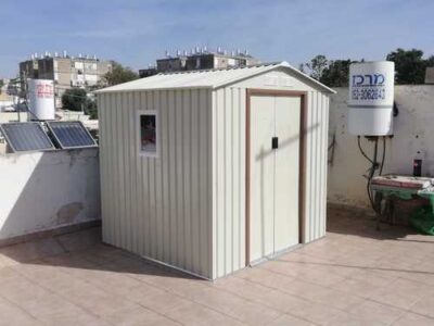מחסן מתכת פרמיום לגינה במידות 2.13X1.91 דגם 11t76 מבית Garden Top