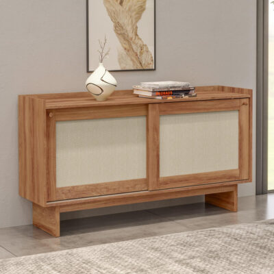 קומודה שידת אחסון מעוצבת רוחב 140 ס”מ דגם RUSTIC מבית Bradex