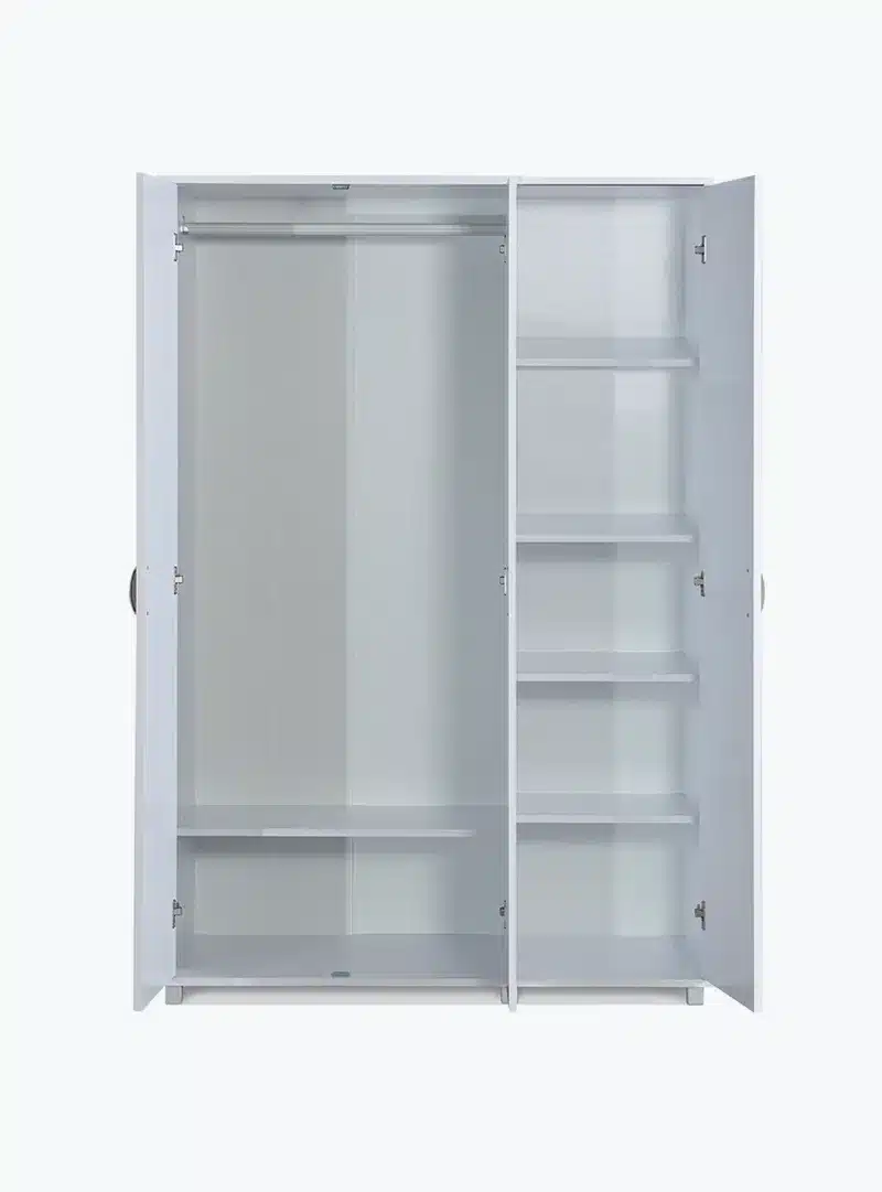 ארון איכותי 3 דלתות בתוספת ארון עליון 3 דלתות דגם ירדן 608-607E-2 מבית yiron