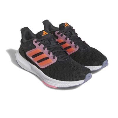 נעלי ריצה לנשים בצבע שחור/ורוד דגם ULTRABOUNCE J מבית ADIDAS