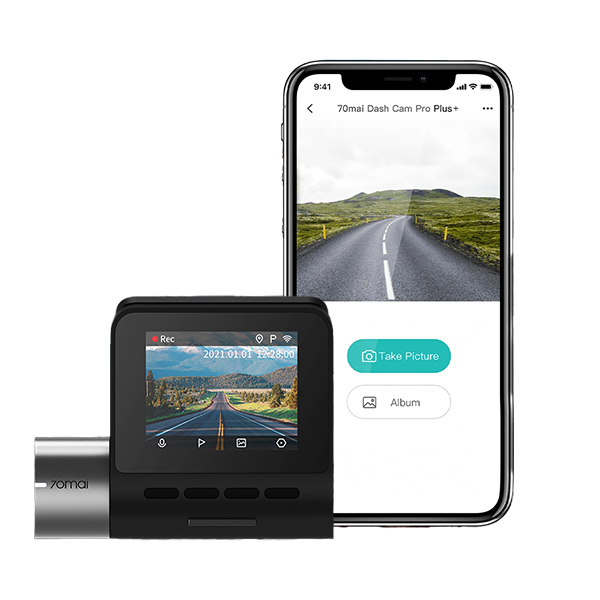 מצלמת רכב חכמה דגם Dash Cam Pro Plus + A500S מבית 70mai Xiaomi