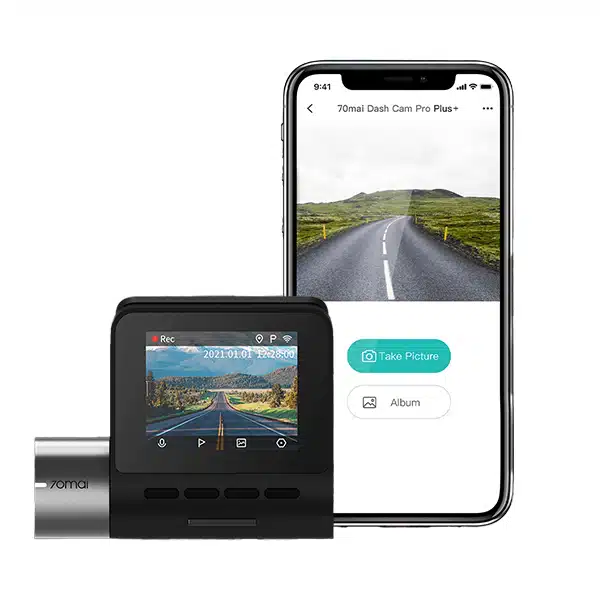 מצלמת רכב חכמה דגם Dash Cam Pro Plus + A500S מבית 70mai Xiaomi