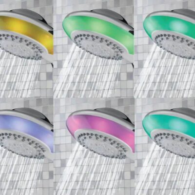 מזלף ידני למקלחת 5 מצבים עם תאורת לד דגם RV141LED מבית River