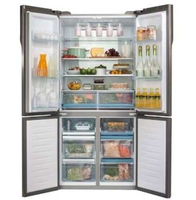 מקרר 4 דלתות 657 ליטר מקפיא תחתון דגם HRF-6200F מבית Haier