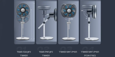 מאוורר חכם מתקדם ושקט דגם JF35 מבית JIMMY