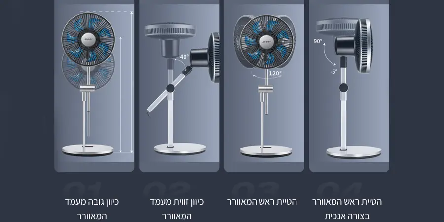 מאוורר חכם מתקדם ושקט דגם JF35 מבית JIMMY