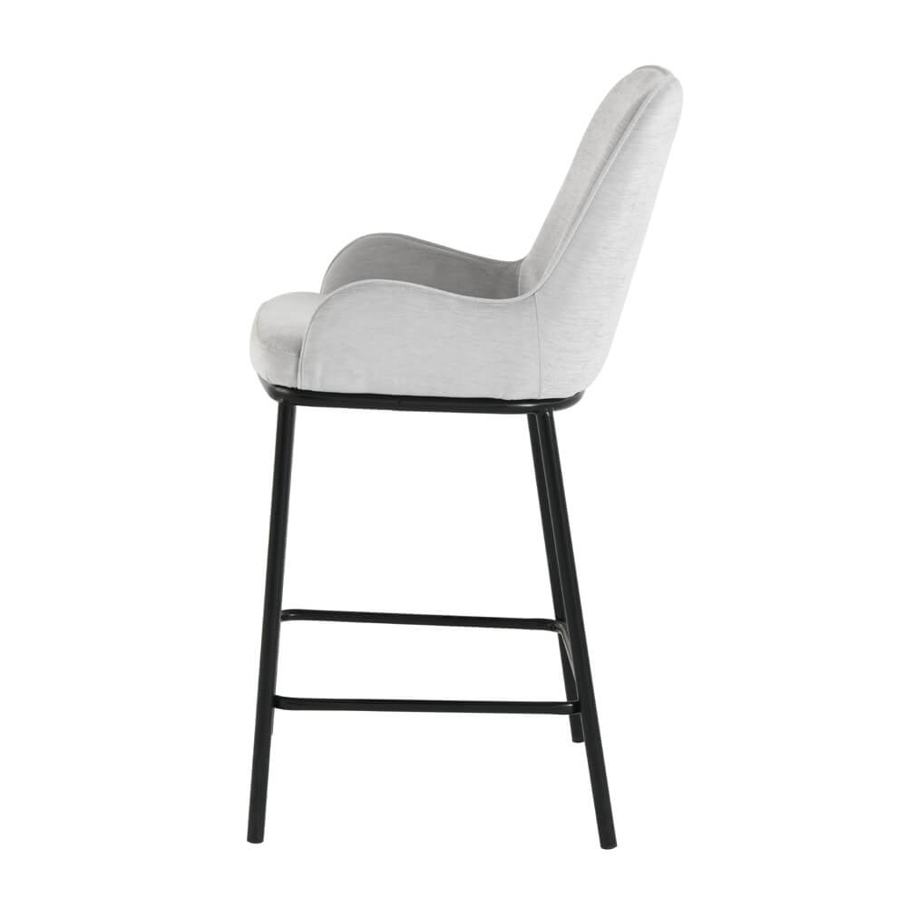 זוג כסאות בר מעוצבים ומרופדים דגם ברק מבית HOME DECOR