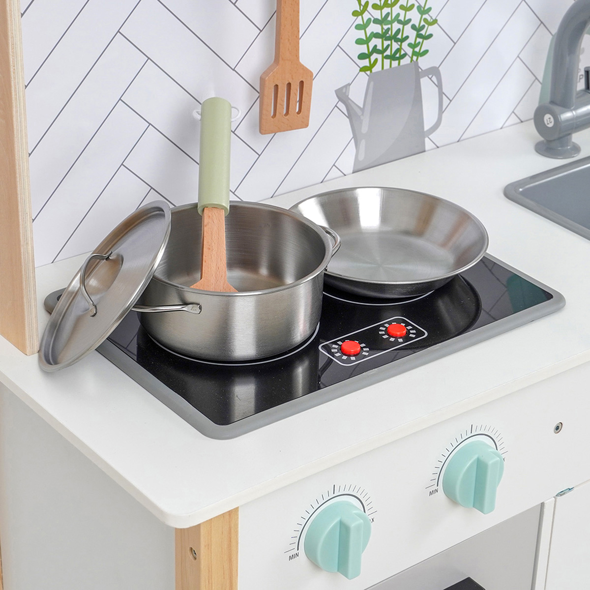 מטבח וינטג' מעץ לילדים - Wooden Vintage Kitchen מבית Dainy's