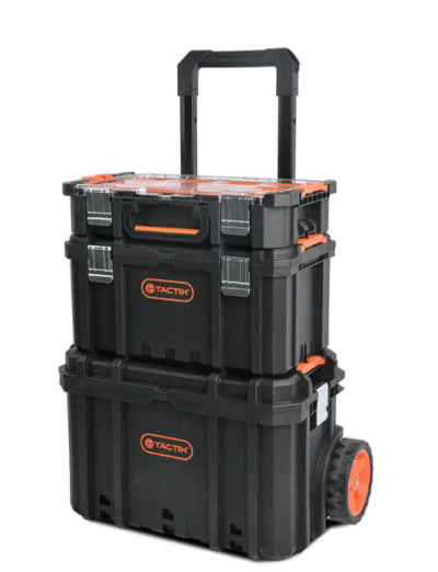 קיט 3 ארגזי כלים עם גלגלים דגם 320382 מבית TACTIX