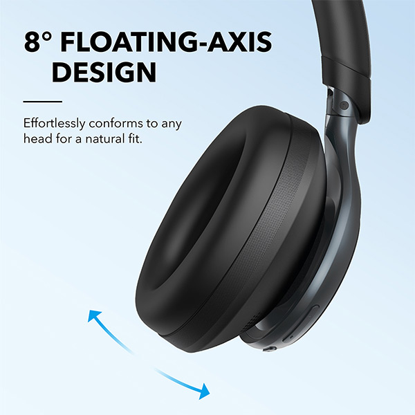 אוזניות קשת On-Ear דגם soundcore Space One מבית Anker