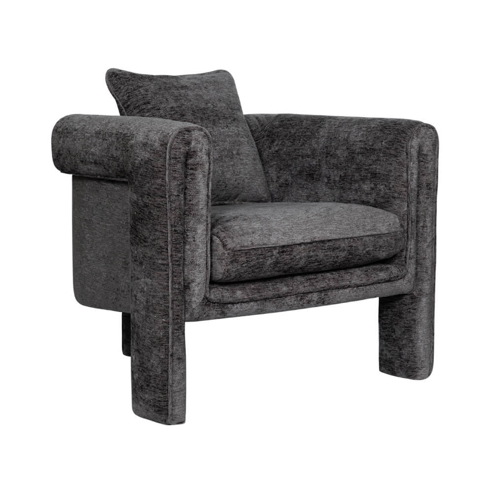 כורסת מעצבים מרופדת בד רחיץ דגם רוקסי מבית HOME DECOR