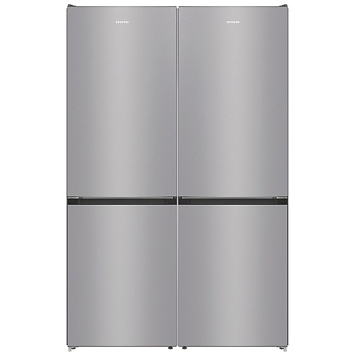 מקרר 4 דלתות עם מקפיא תחתון דגם NRK6191PS4 מבית GORENJE