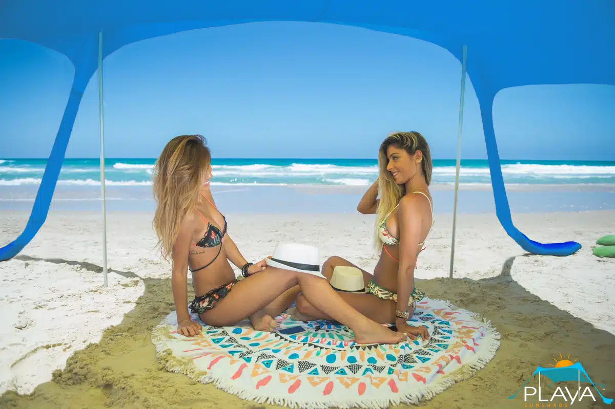 ציליית חוף מבד לייקרה 3x3 מטר דגם יורופ מבית Playa ציליית חוף מבד לייקרה 3x3 מטר דגם יורופ מבית Playa
