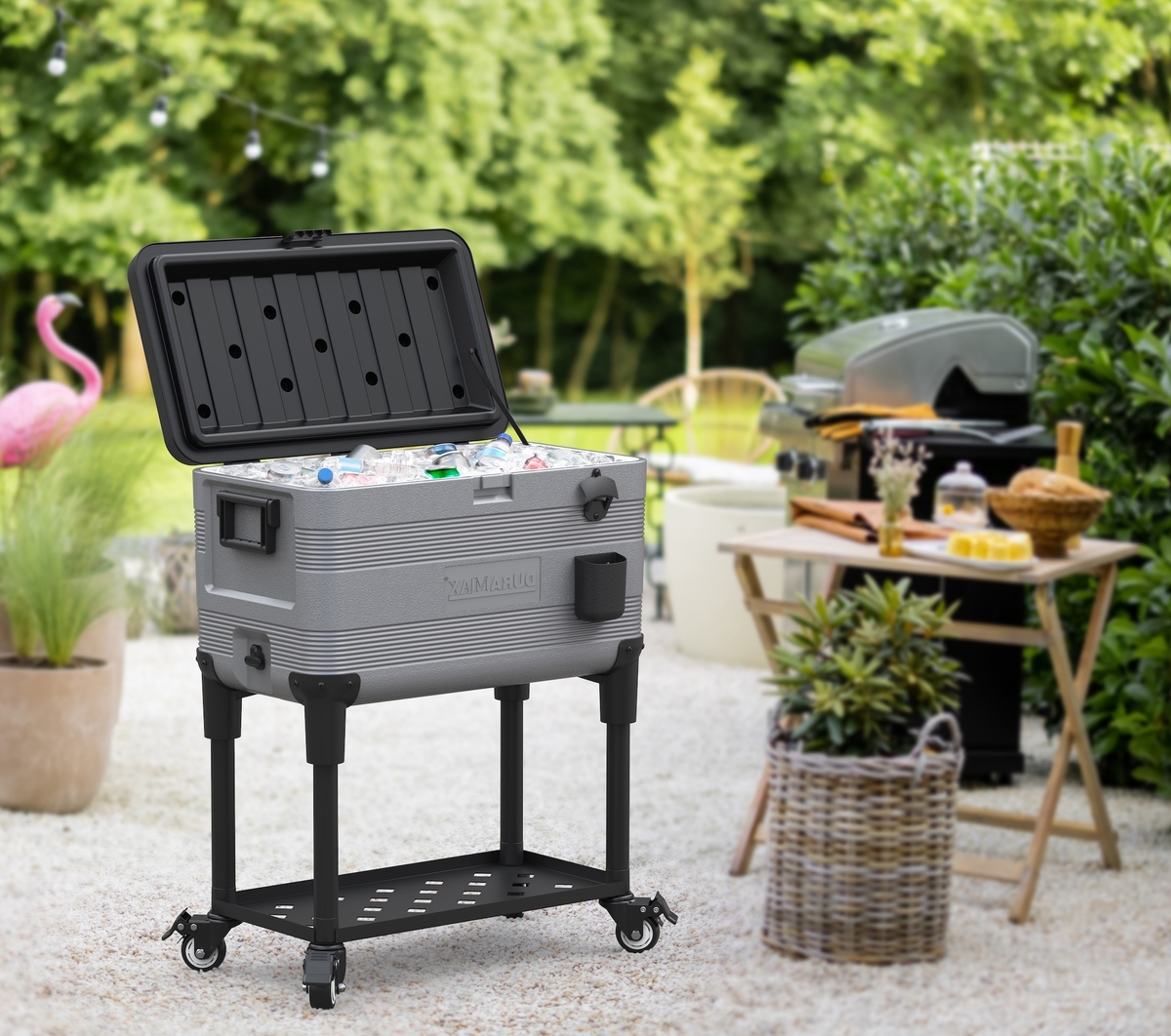 קול-בר על גלגלים 70 ליטר דגם Duramax Patio מבית KeepCold