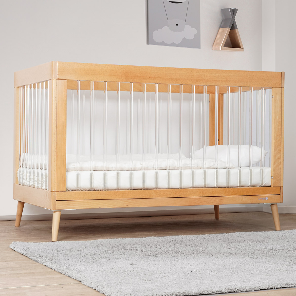 מיטת תינוק אמנדה - Amanda™ Baby Bed 130x70 cm מבית Dainy's