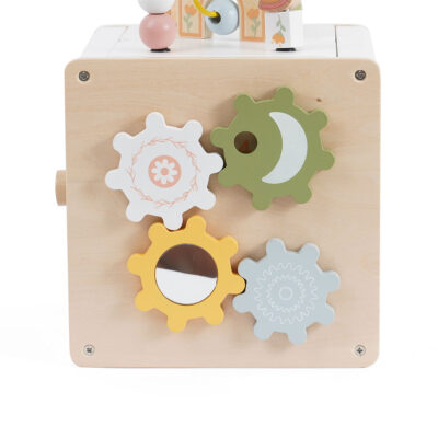 קוביית פעילות מעץ - ‏‏‏‏Baby Activity Cube מבית Dainy's