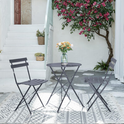 סט ביסטרו זוגי למרפסת ולגן דגם GARDEN מבית tipot teva