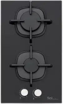 כיריים גז 2 להבות דגם F3GBCT-533 מבית Sol