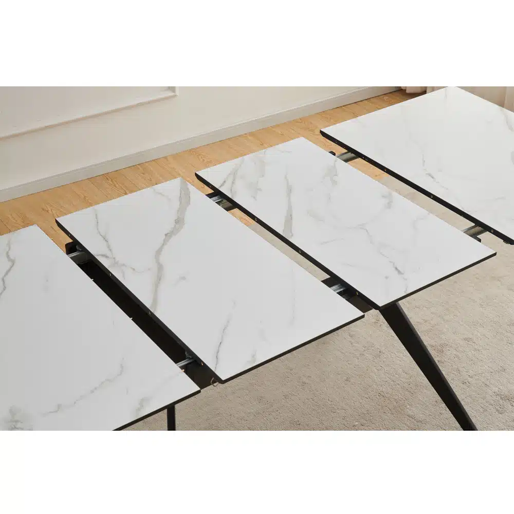 שולחן אוכל נפתח 1.2-2.0 מ' דגם סנטוריני מבית HOME DECOR