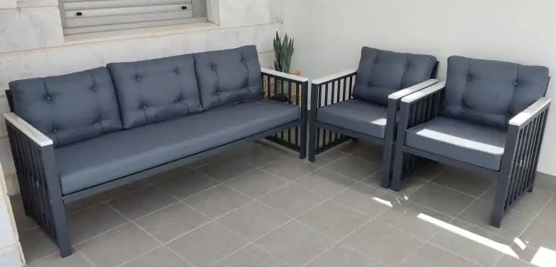 פינת ישיבה 4 חלקים לגינה ולמרפסת דגם Luxor מבית Shuk Rehut