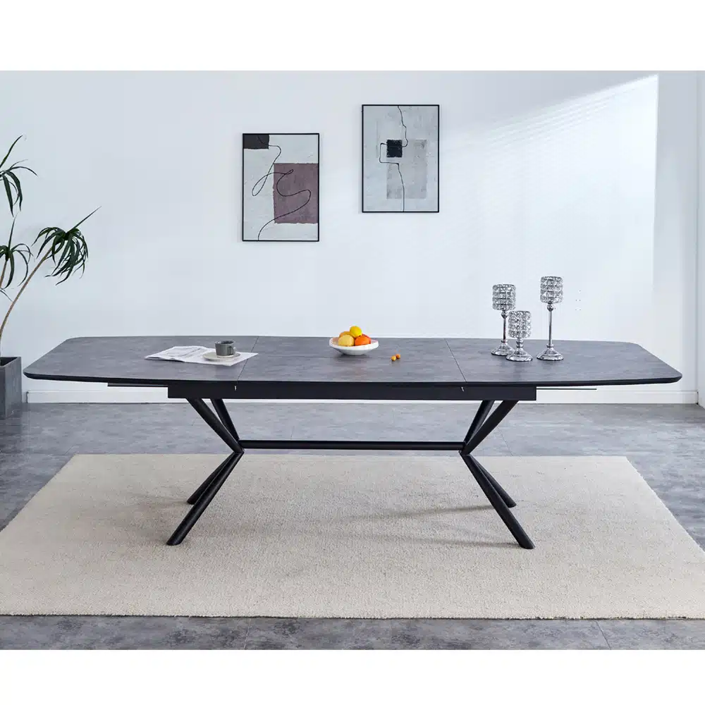 שולחן אוכל נפתח 1.8-2.7 מ' דגם ניקולס מבית HOME DECOR