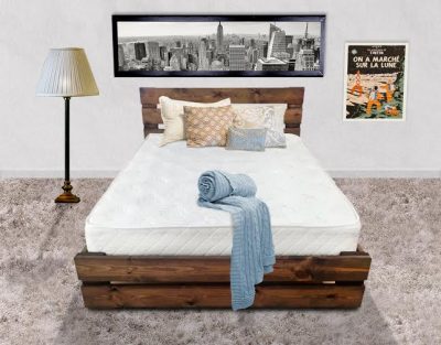 מיטת יחיד מעץ מלא כולל מזרן דגם יסמין מבית OLYMPIA