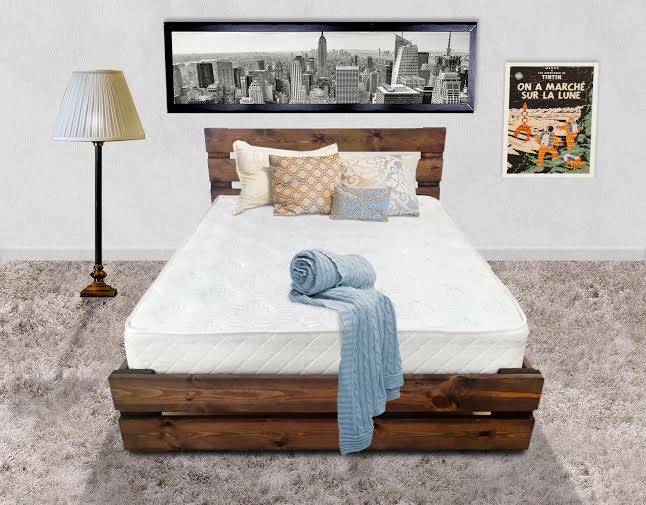 מיטת יחיד מעץ מלא כולל מזרן דגם יסמין מבית OLYMPIA