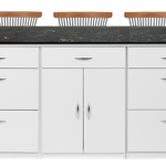 טופ דמוי שיש שחור