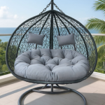 גוף שחור-כריות אפור