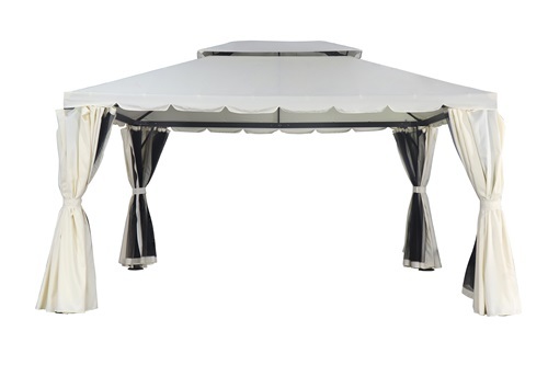 גזיבו אלומיניום 3X4 שמנת דגם פרפקטו