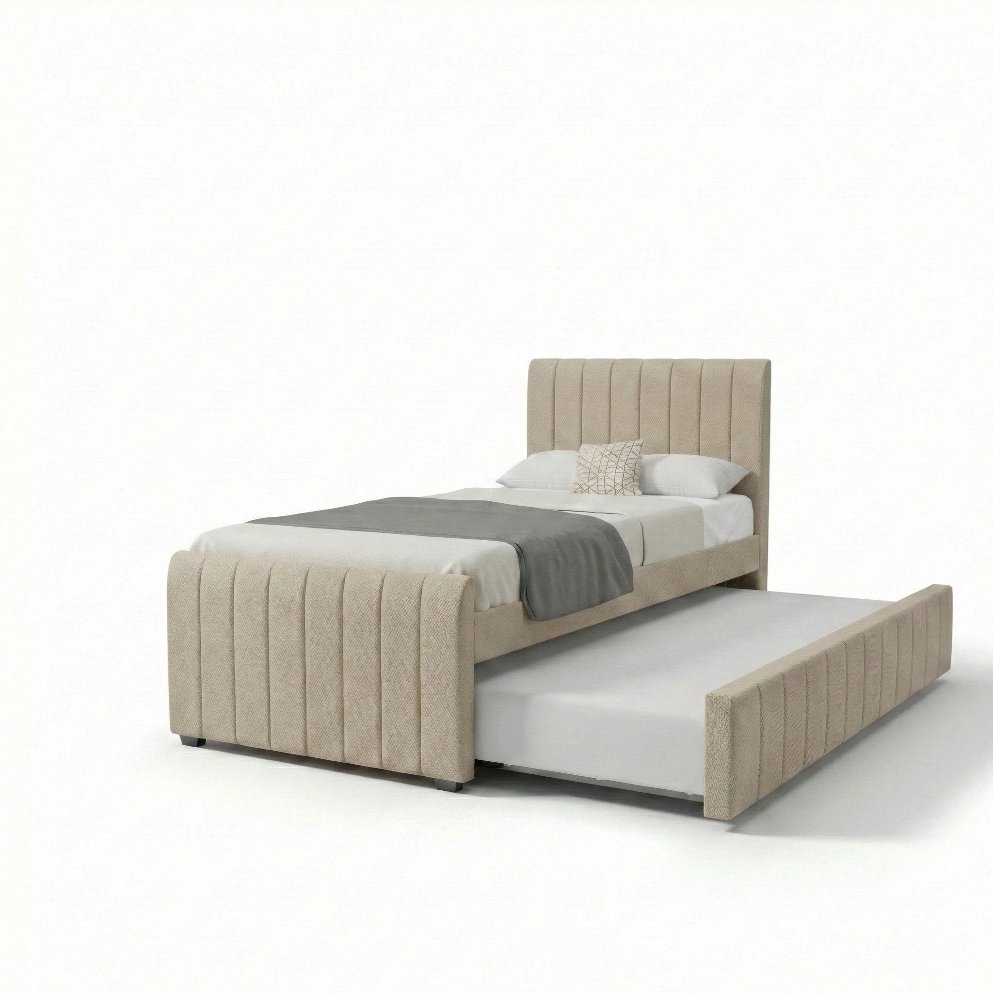 מיטת יחיד 90×190 מרופדת בד רחיץ עם מיטת חבר דגם סנדי מבית HOME DECOR מיטת יחיד 90×190 מרופדת בד רחיץ עם מיטת חבר דגם סנדי מבית HOME DECOR