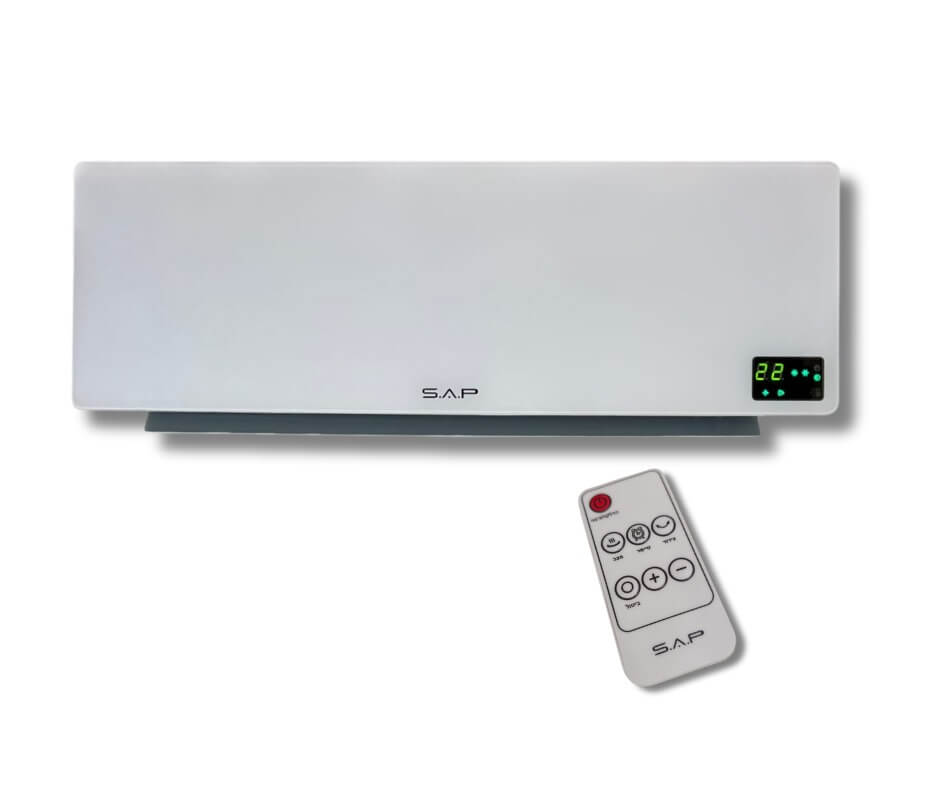 מפזר חום מעוצב לאמבטיה כולל שלט דגם SP2000C מבית S.A.P מפזר חום מעוצב לאמבטיה כולל שלט דגם SP2000C מבית S.A.P