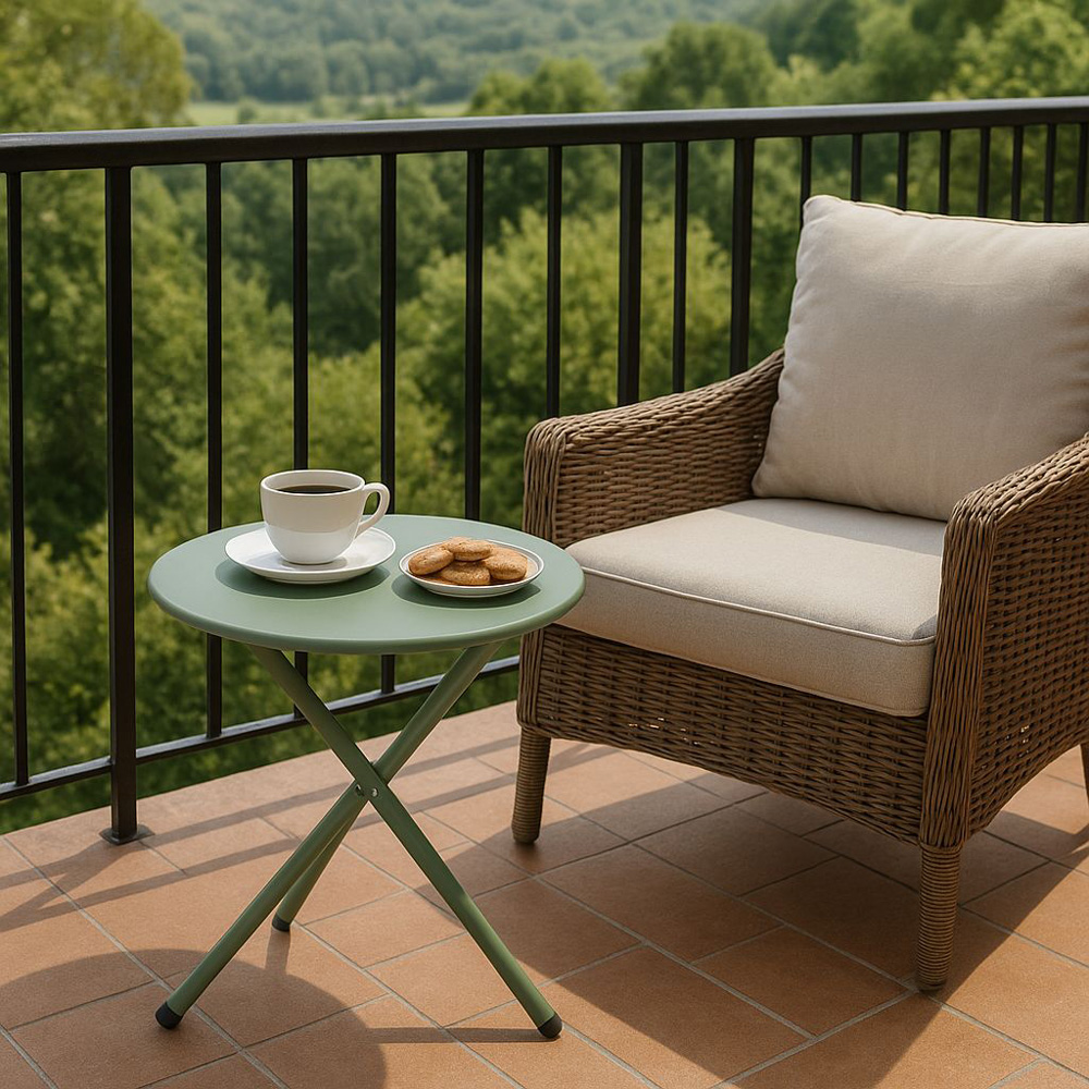 שולחן קפה לגינה ומתכת דגם 59000 מבית טיפות טבע