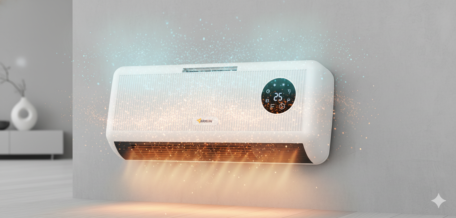 מזגנית חימום קרמית 2000W דגם 600705-002 מבית Arrow