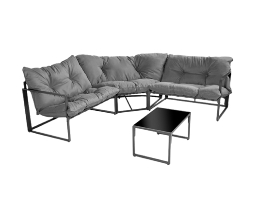 מערכת ישיבה פינתית לגינה דגם יהלום מבית PLAYA