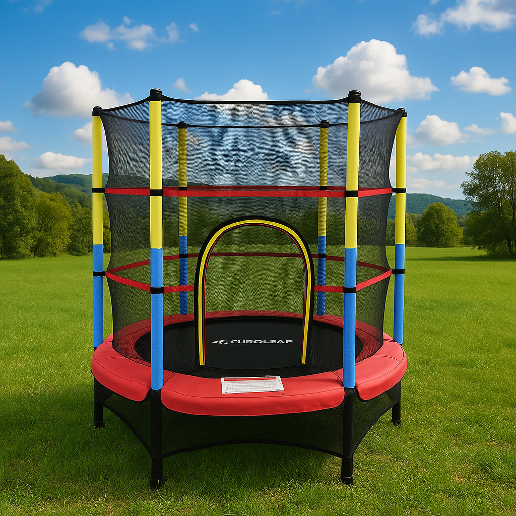 טרמפולינה לילדים 55 אינץ' דגם FJ45FT מבית EUROLEAP