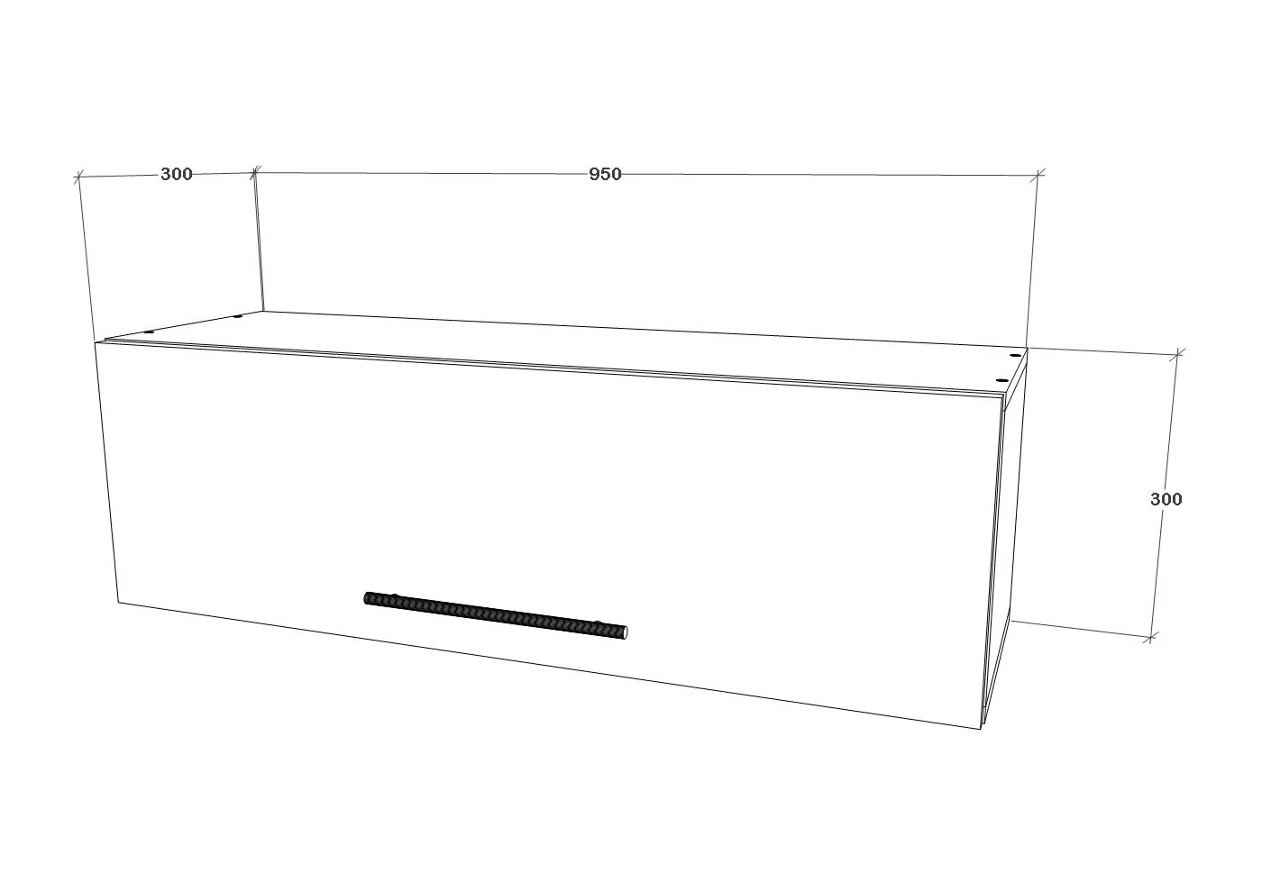 ארונית תלויה קלאפה 95/30 ס"מ דגם רונית מבית טודו דיזיין