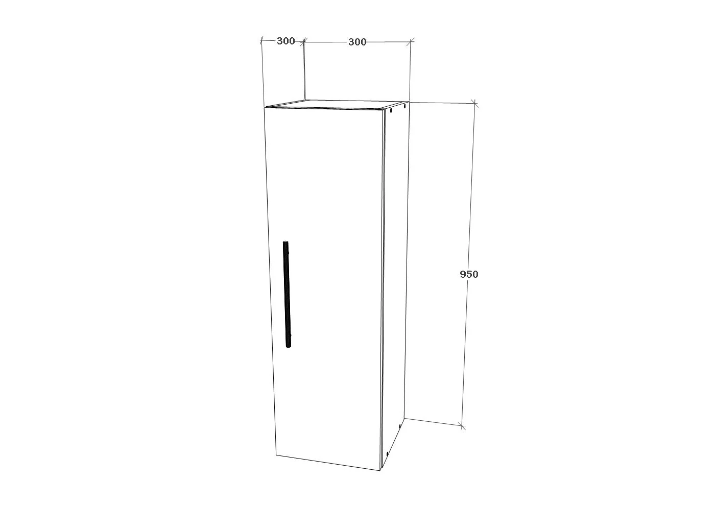 ארונית תלויה קלאפה 95/30 ס"מ דגם רונית מבית טודו דיזיין