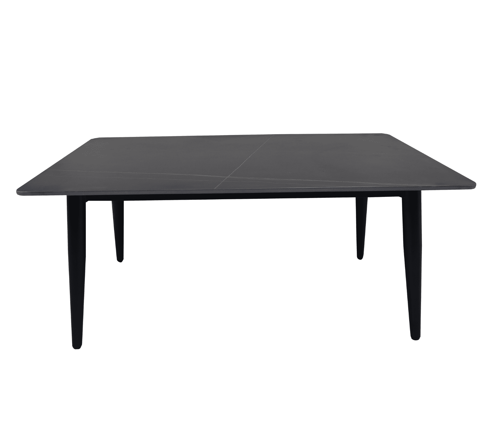 שולחן סלון עם משטח קרמיקה 100/60 ס"מ בגוון שיש שחור דגם מרידיאן Meridian מבית TUDO DESIGN