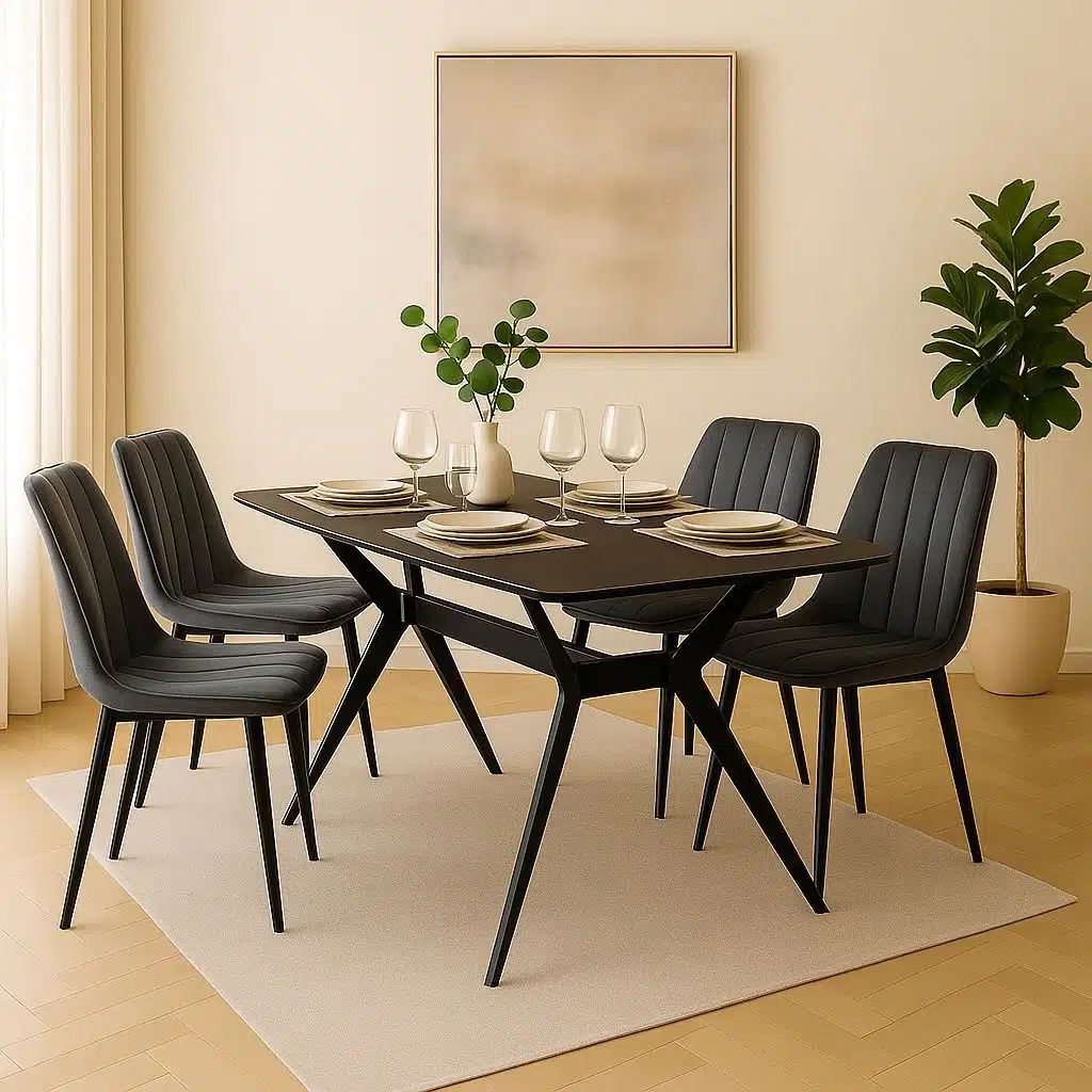 פינת אוכל קרמיקה 140/80 ס"מ ו-4 כיסאות דגם טוסקנה-ריביירה מבית טודו דיזיין פינת אוכל קרמיקה 140/80 ס"מ ו-4 כיסאות דגם טוסקנה-ריביירה מבית טודו דיזיין