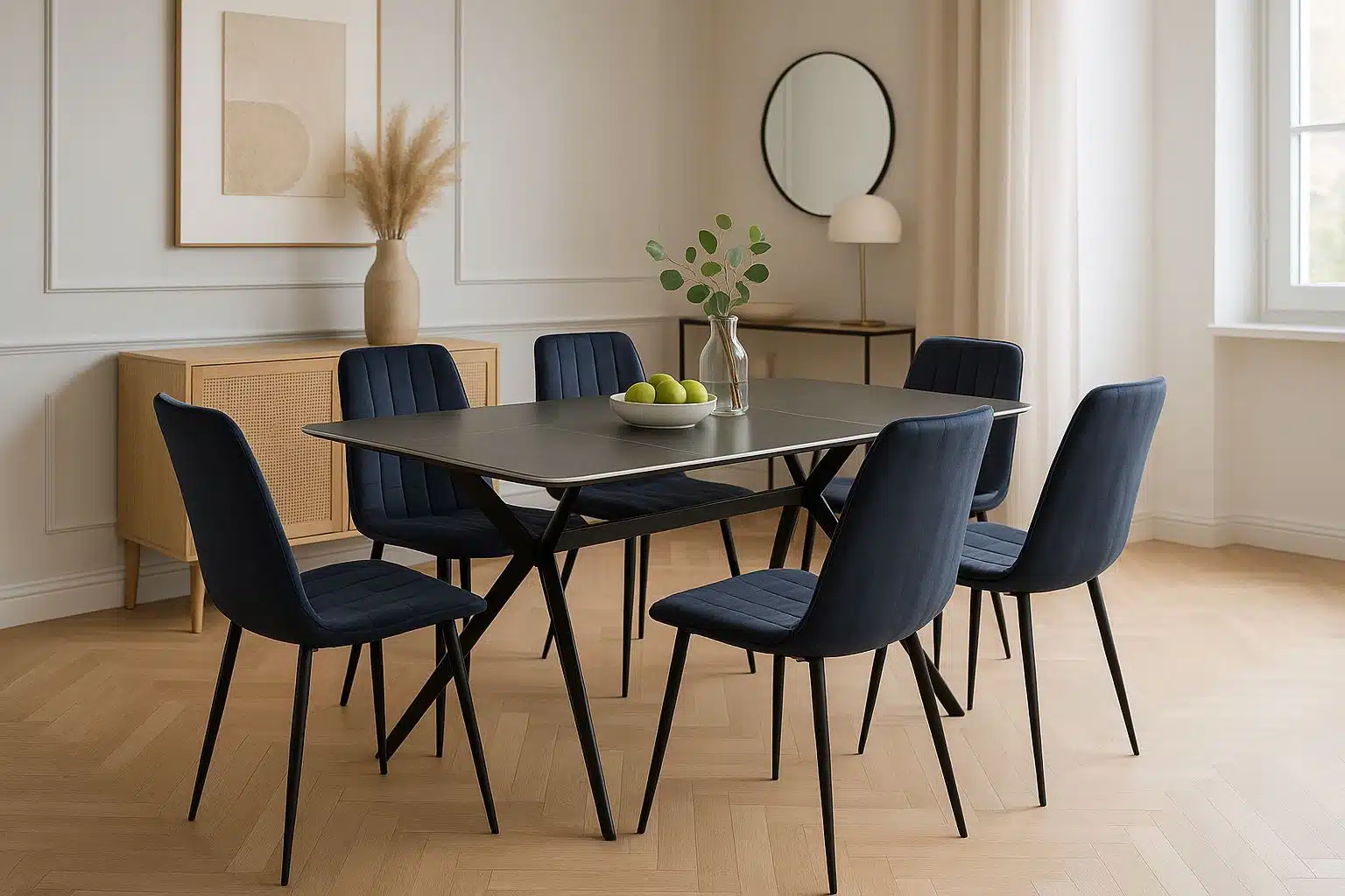 פינת אוכל קרמיקה 140×80 עם 6 כיסאות דגם טוסקנה–ריביירה – טודו דיזיין פינת אוכל קרמיקה 140×80 עם 6 כיסאות דגם טוסקנה–ריביירה – טודו דיזיין