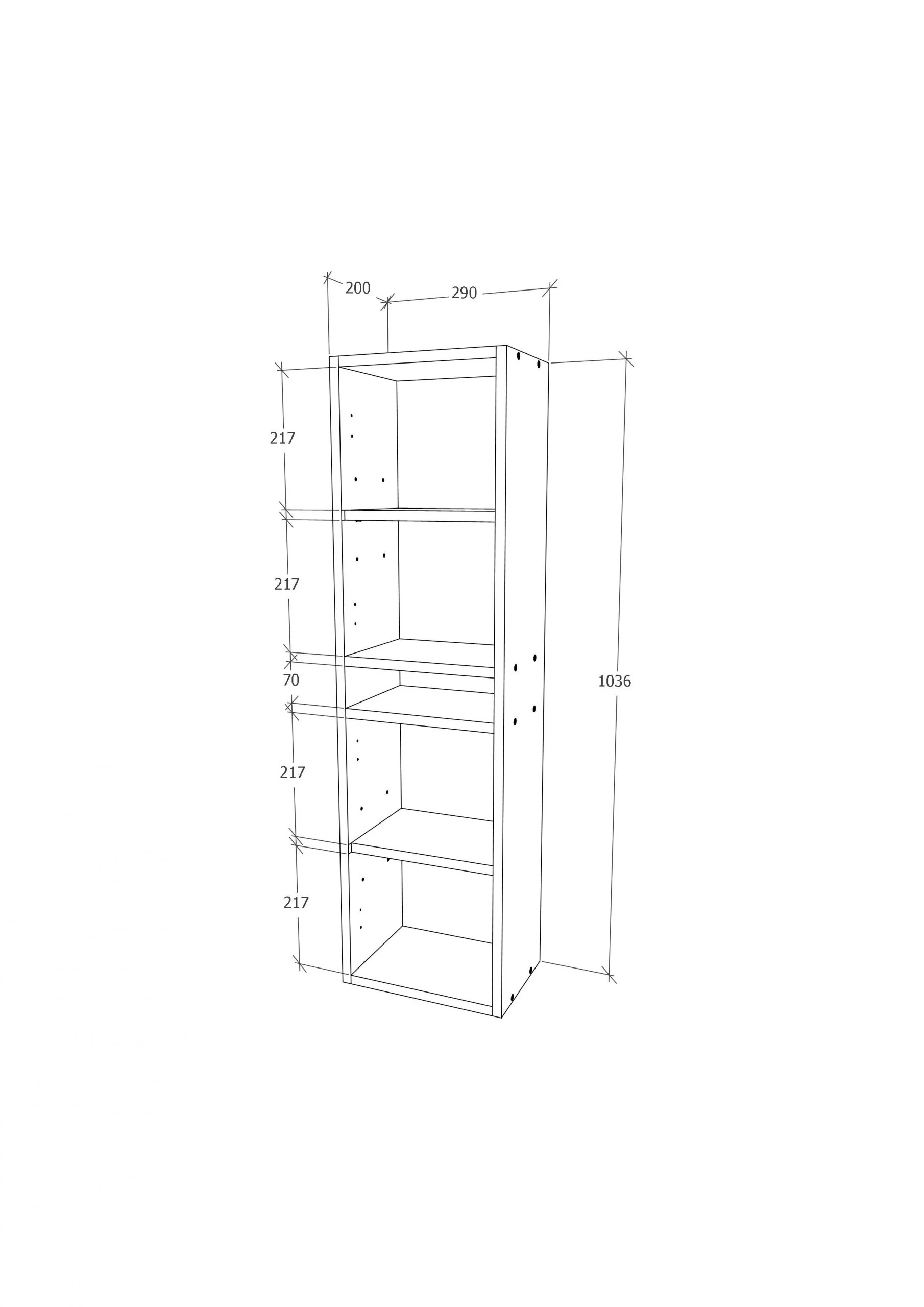 ארונית אמבטיה תלויה כולל 2 דלתות דגם איריס IRIS מבית TUDO DESIGN