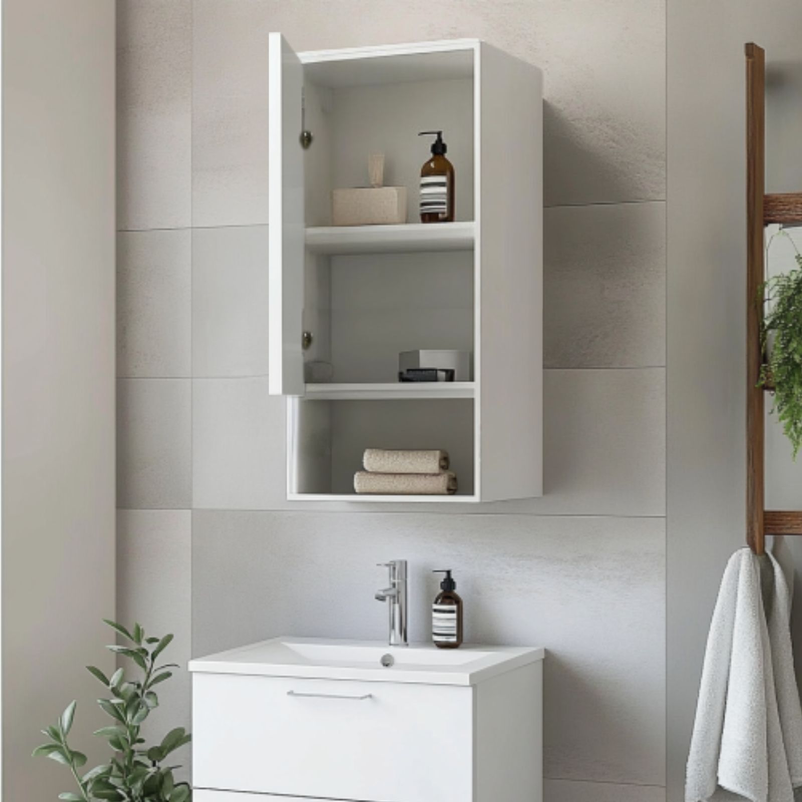 ארונית אמבטיה תלויה 30X72 דגם נרקיס מבית TUDO DESIGN ארונית אמבטיה תלויה 30X72 דגם נרקיס מבית TUDO DESIGN