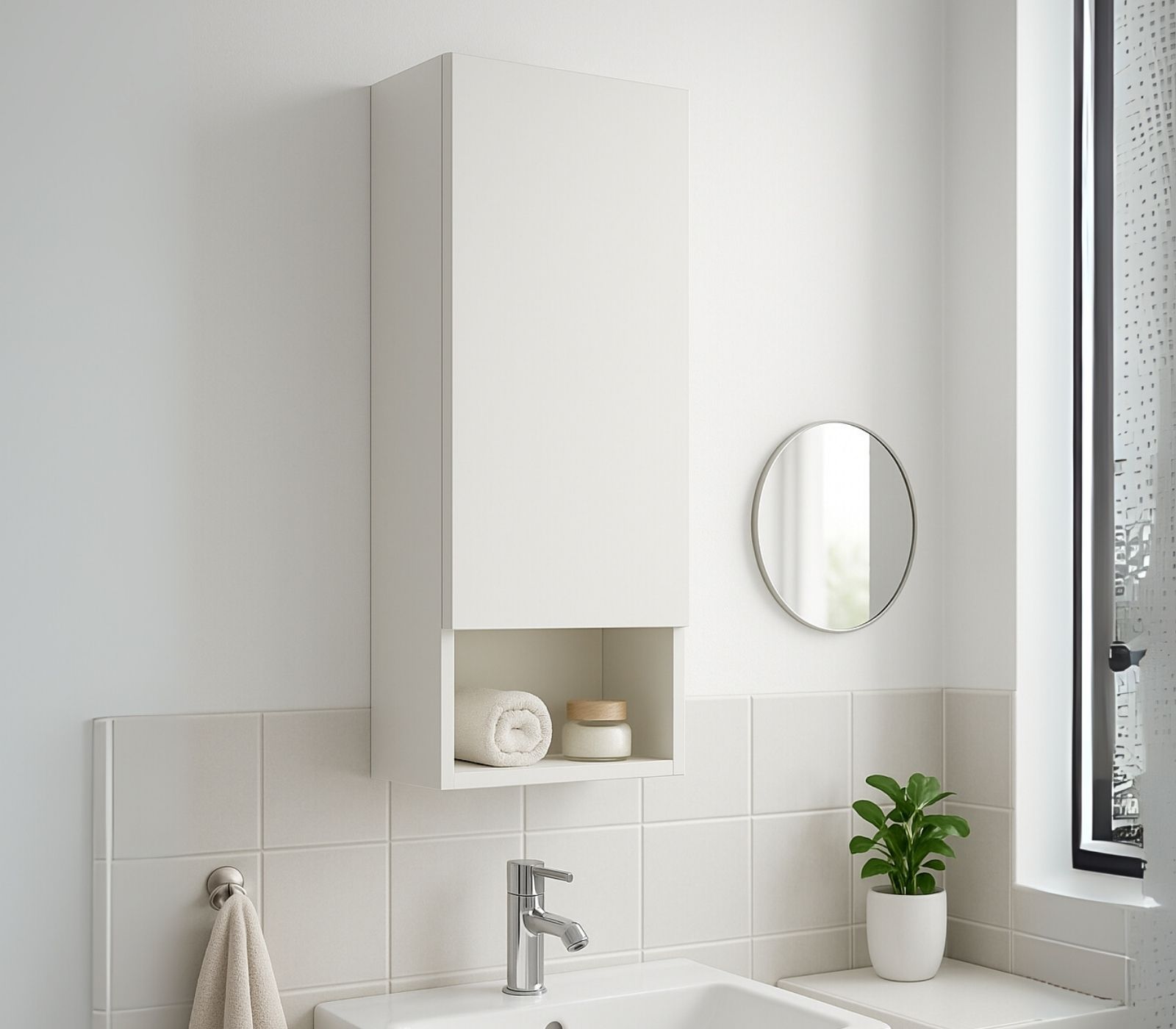 ארונית אמבטיה תלויה 30X72 דגם נרקיס מבית TUDO DESIGN ארונית אמבטיה תלויה 30X72 דגם נרקיס מבית TUDO DESIGN