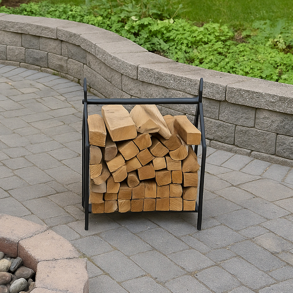 מתקן מעוצב מברזל לאחסון גזעי עץ דגם 98021 מבית טיפות טבע