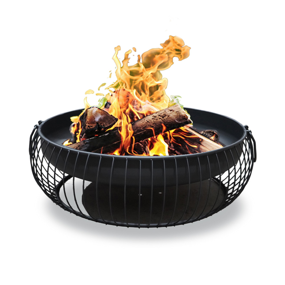 מדורת גן מעוצבת מתכת 80 ס"מ דגם 98973 מבית טיפות טבע